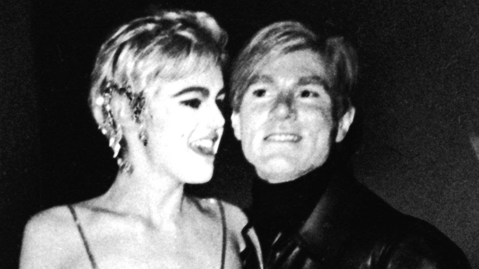 Edie Sedgwick and Andy Warhol in 1965