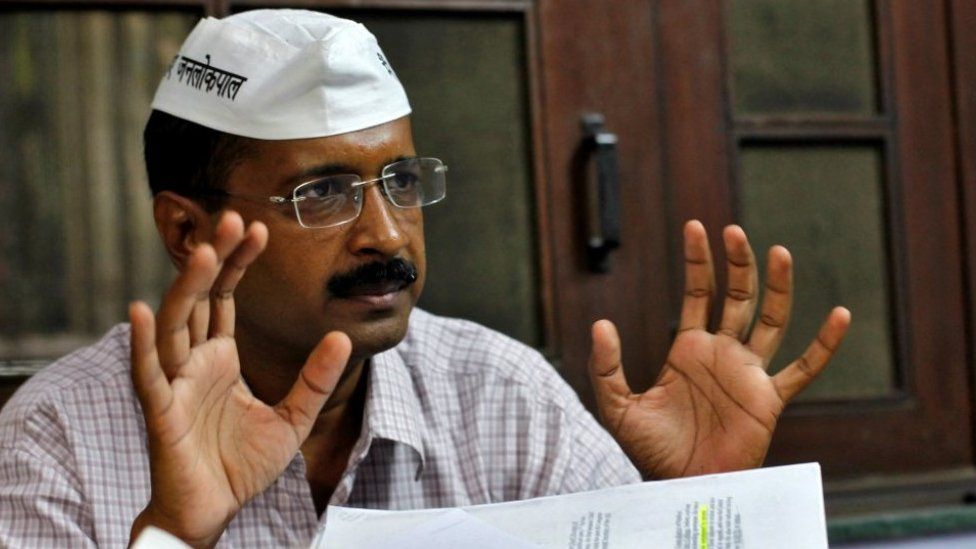 Arvind Kejriwal, a social activist and anti-corruption campaigner, speaks during an interview with Reuters on the outskirts of New Delhi in 2012