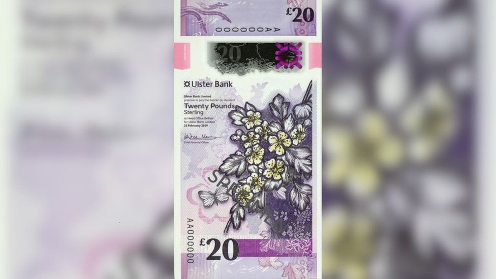 £20 polymer Ulster Bank note