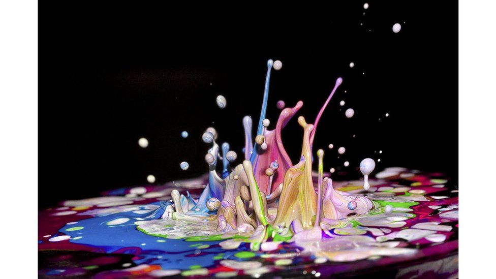 Paint Dancing To Music