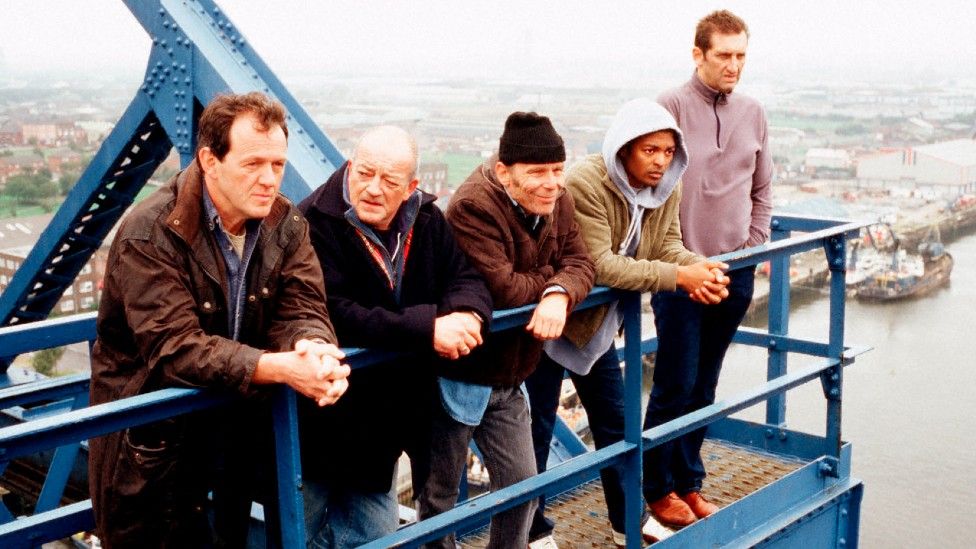 Kevin Whately , Tim Healy ,Christopher Fairbank as Albert Arthur Moxey , Noel Clarke and Jimmy Nail