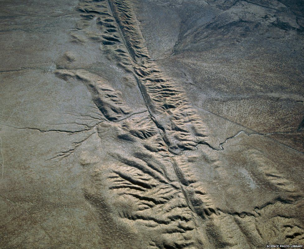 San Andreas Fault from the air