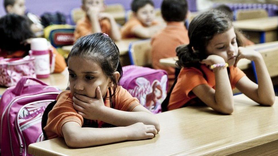 Turkish schoolchildren (file pic)