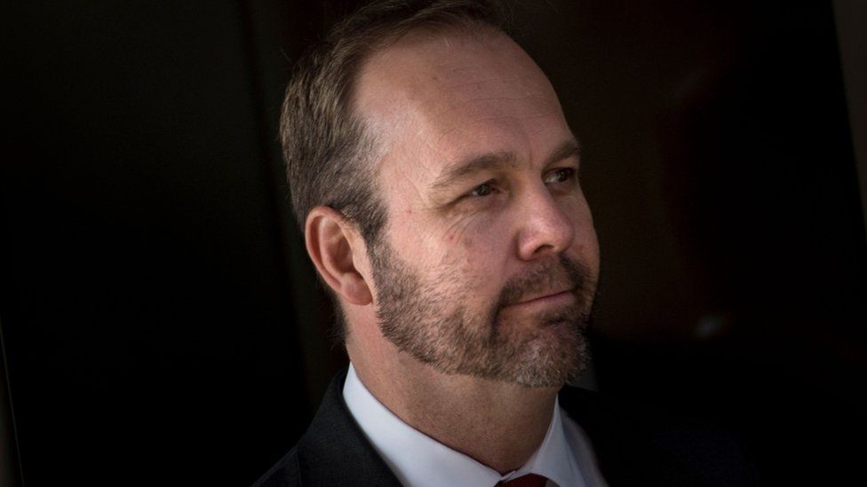 Rick Gates, a former campaign official for US President Donald Trump