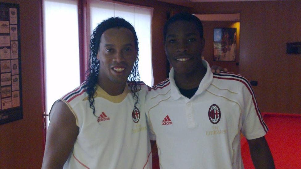Edmund Hottor and Ronaldinho