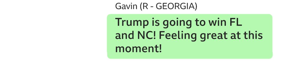 Trump is going to win FL and NC!