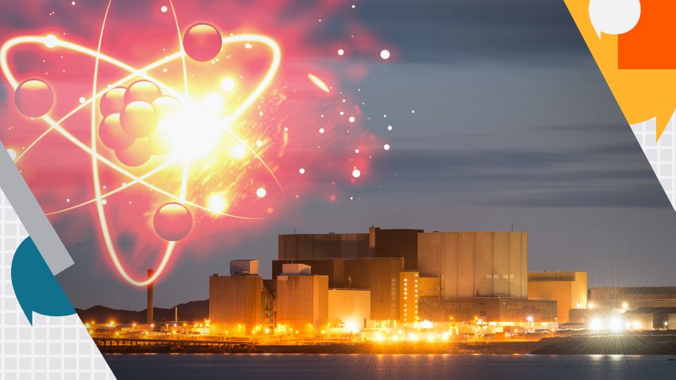 Wylfa and nuclear atoms graphic
