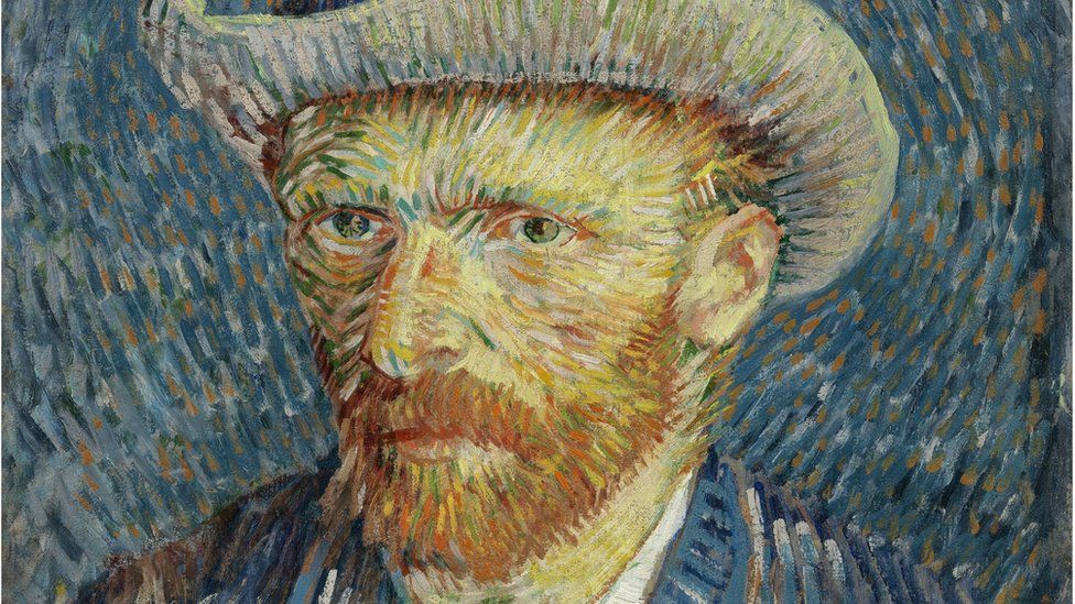 A self portrait by Vincent van Gogh