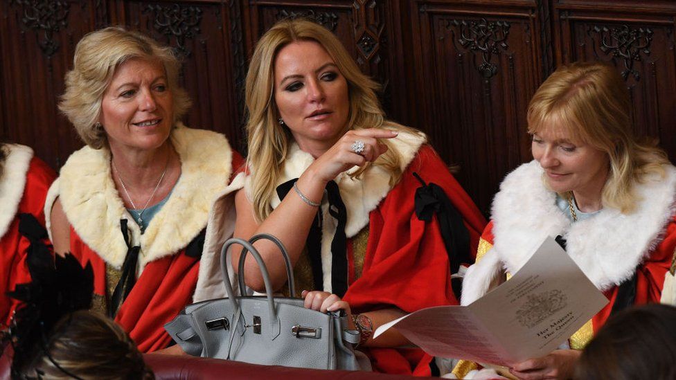 Baroness Mone at state opening of parliament in 2017