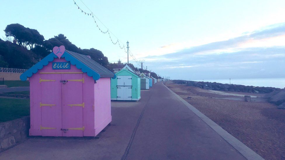 Beach huts threatened
