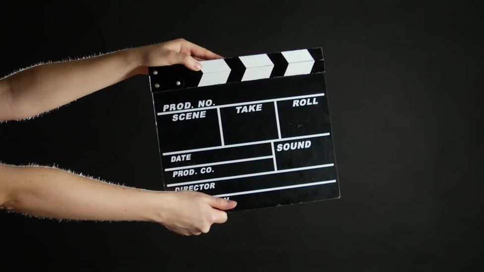 Movie clapperboard