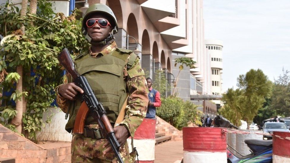 Security at Radisson Blu, Bamako, 22 Nov
