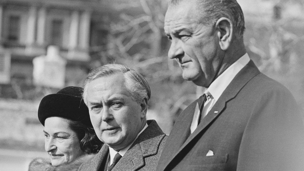 Harold Wilson and Lyndon Johnson