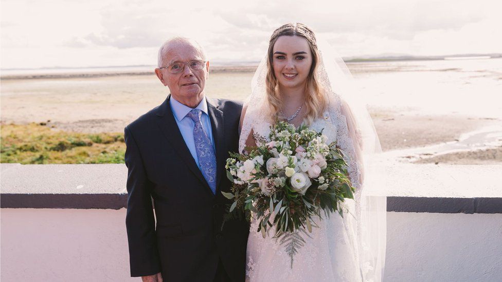 George Stewart pictured at his granddaughter's wedding in August