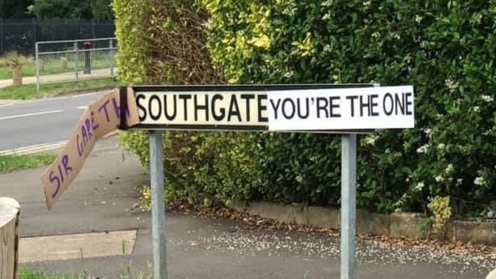 Kettering street 'renamed' in tribute to Gareth Southgate ...