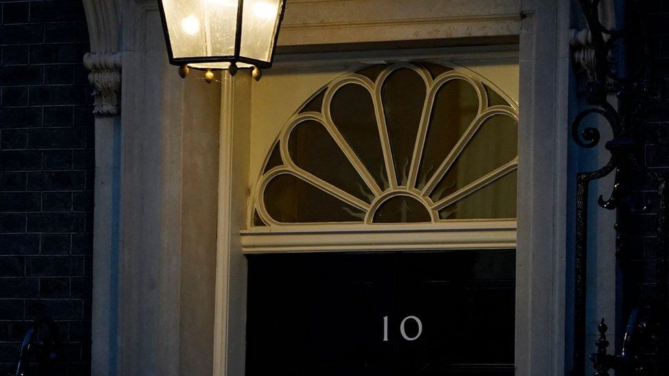 Downing Street door