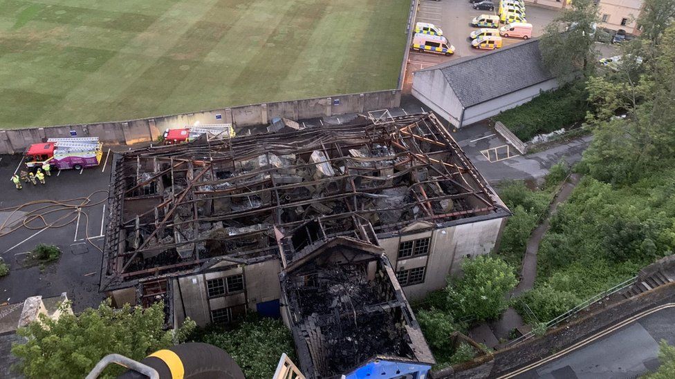 Man rescued from former Workington fire BBC News