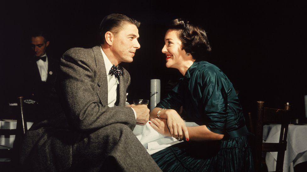 Ronald and Nancy Reagan in 1952