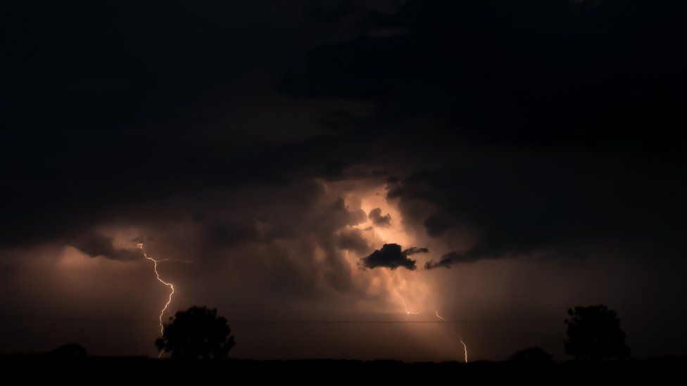 Lightning in the Scottish Borders