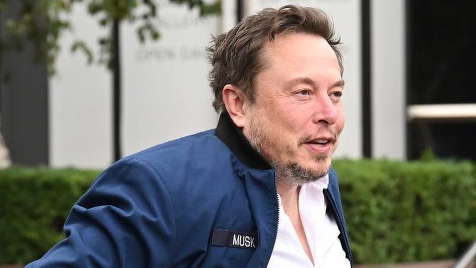 Elon Musk in New York on 17 September 2023.