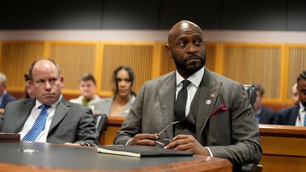 Special prosecutor Nathan Wade looks on as he attends a hearing, in Atlanta, Georgia, U.S., February 27, 2024. Terrence Bradley testified as a judge considered an effort by an effort by lawyers for former President Donald Trump to disqualify Fulton County District Attorney Fani Willis over her romantic relationship with a top prosecutor who had been Bradley's law partner.