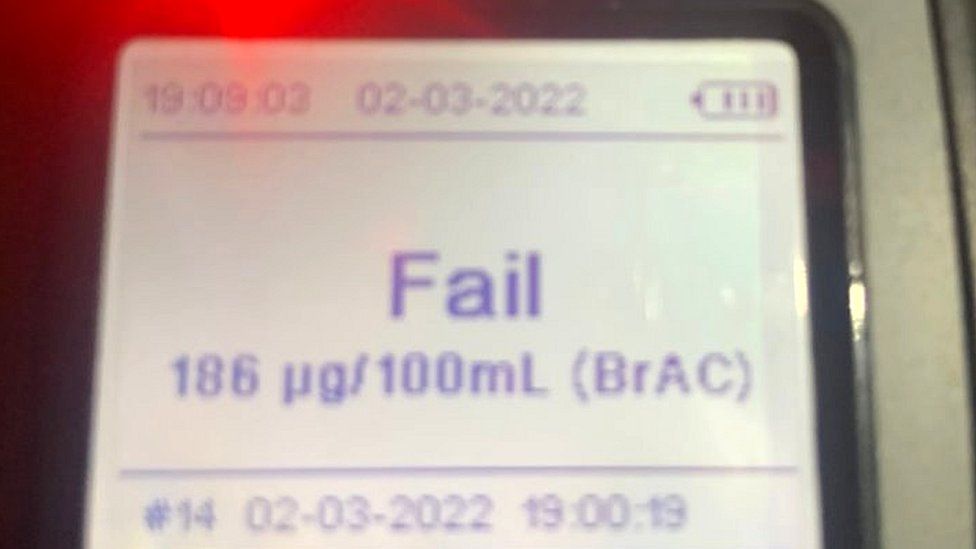 Peterborough Driver's breathalyser test highest police had seen BBC News