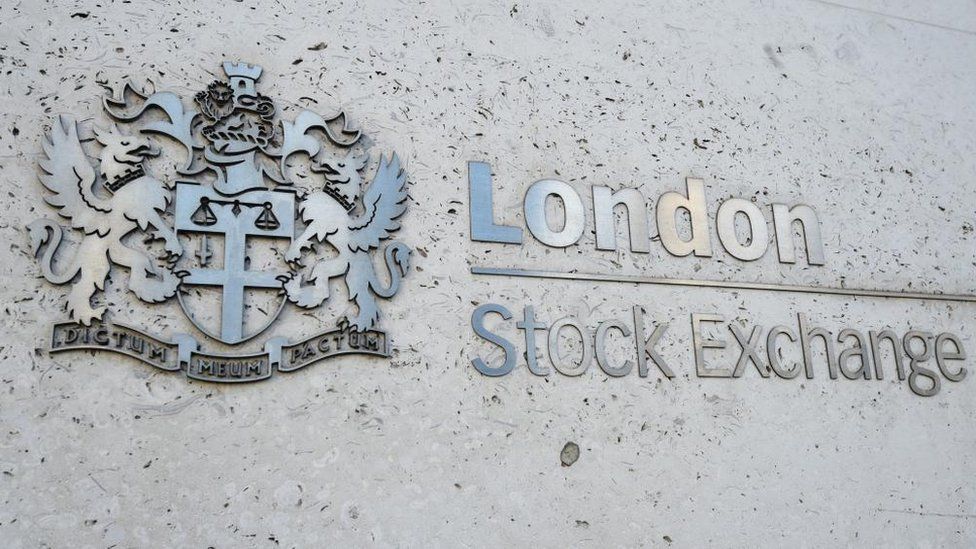 London Stock Exchange sign