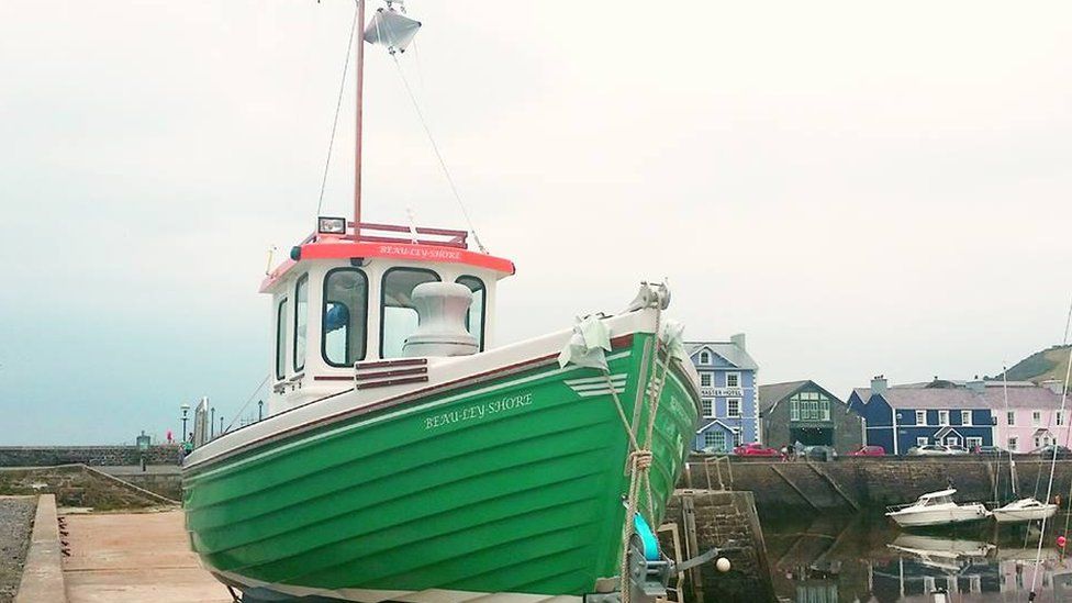 A boat at Aberaeron