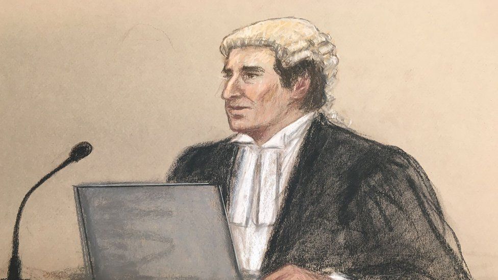 Mrs Rooney's barrister David Sherborne set out his closing argument on Thursday morning