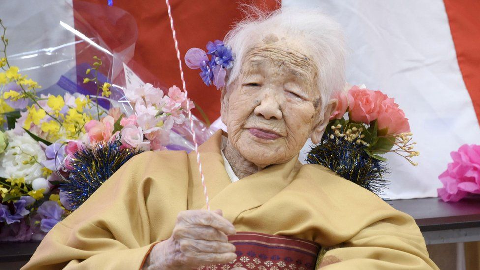 Kane Tanaka on her 117th birthday