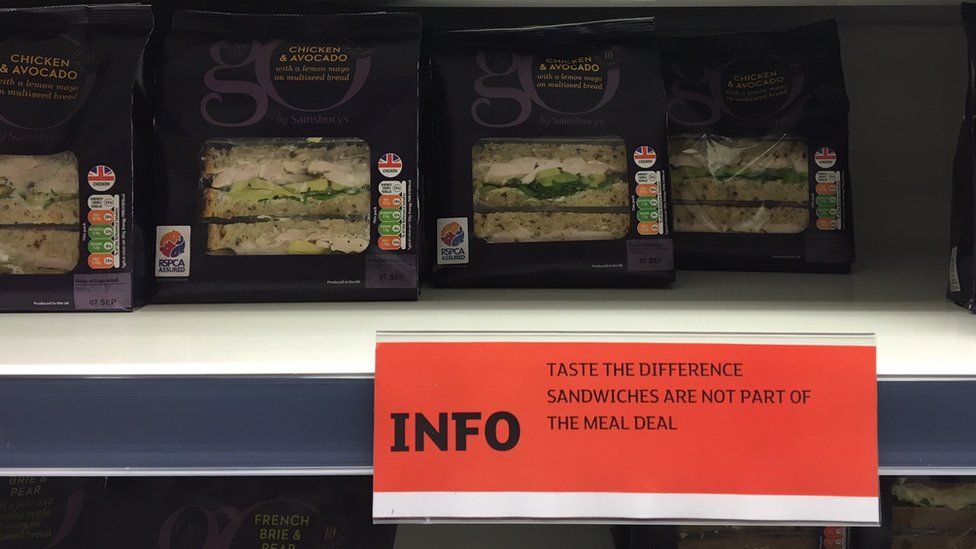 Sainsbury's Taste the Difference sandwiches