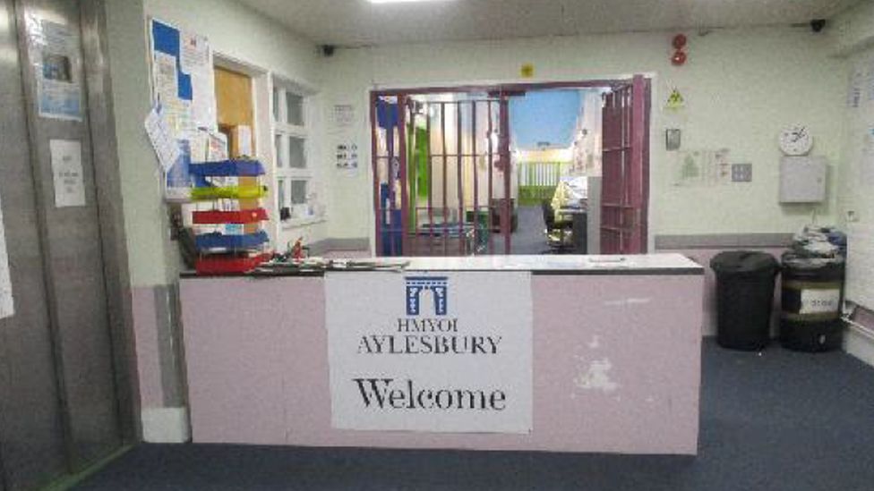 Welcome area at HMP Aylesbury