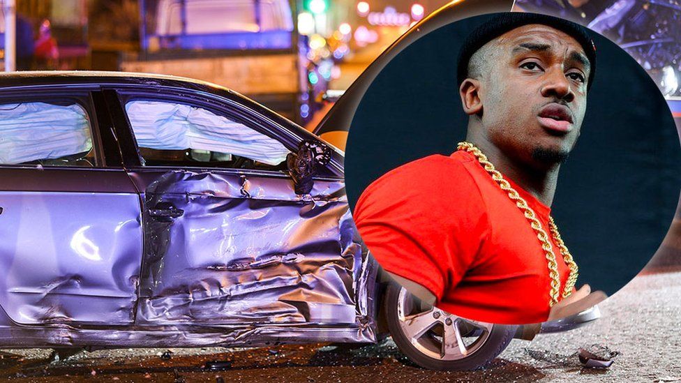 Bugzy Malone: Rapper 'lucky to be alive' after road accident - BBC