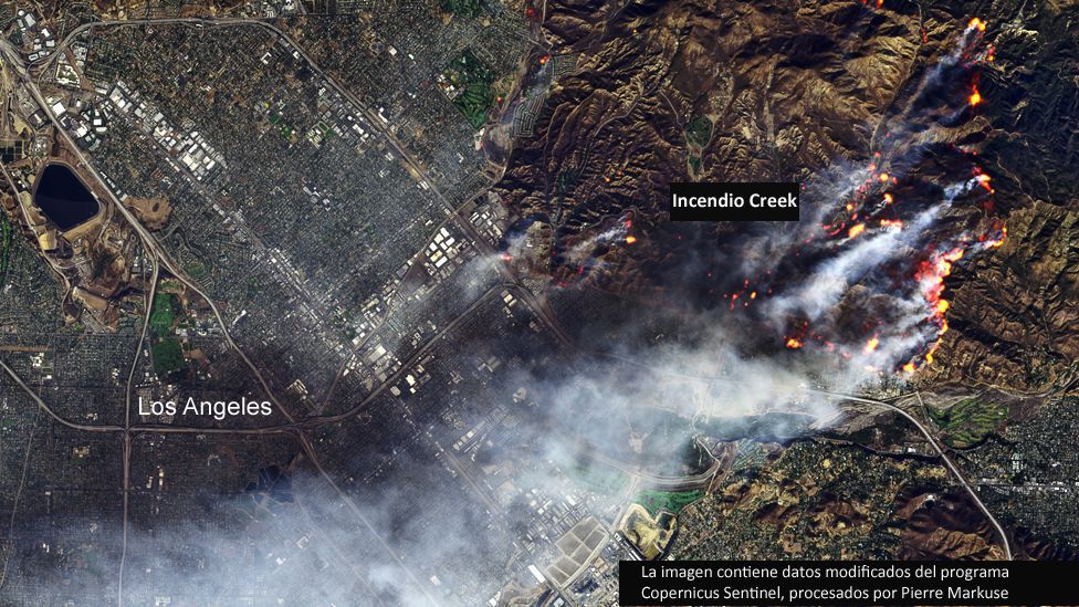 Situación de incendios en California.