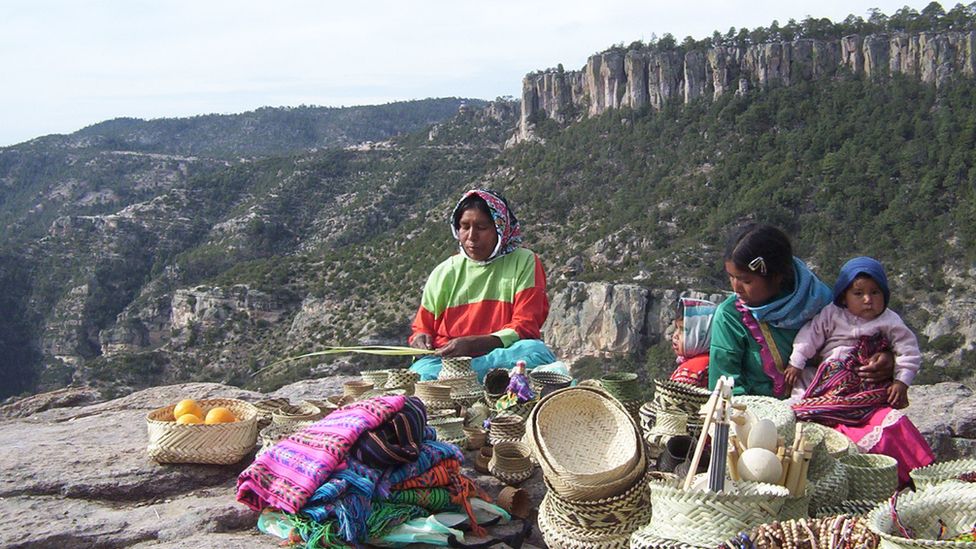 Raramuri women, Mexico