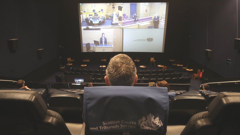 Edinburgh's Odeon cinema being used for a pilot remote courtroom for jurors
