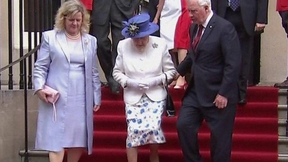 The Queen at Canada House in London