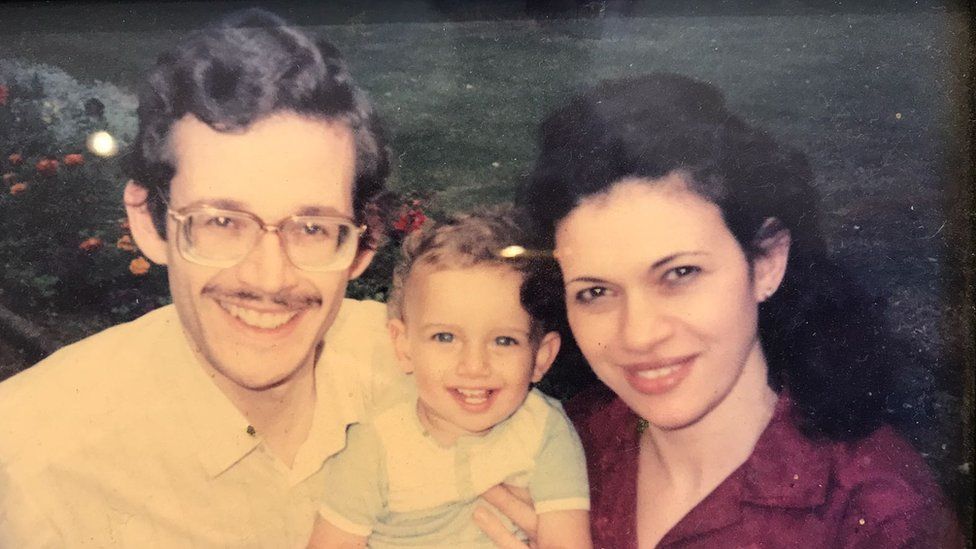 Ben Boulos with father, Tim, and mother, Therese