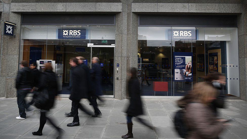 RBS bank branch in London
