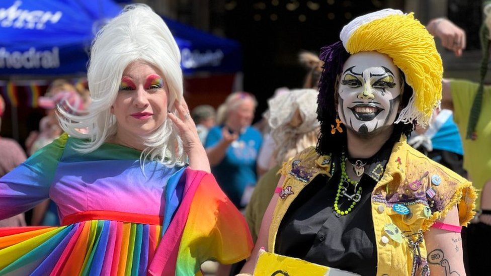 Pride march, Norwich 2023