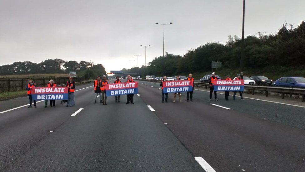M25 protesters