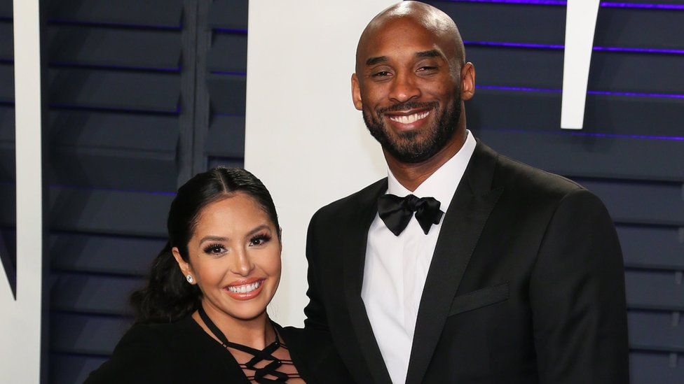 Kobe and Vanessa Bryant on 21 February 2019