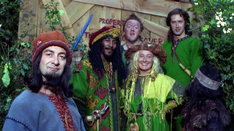 The cast of Maid Marian