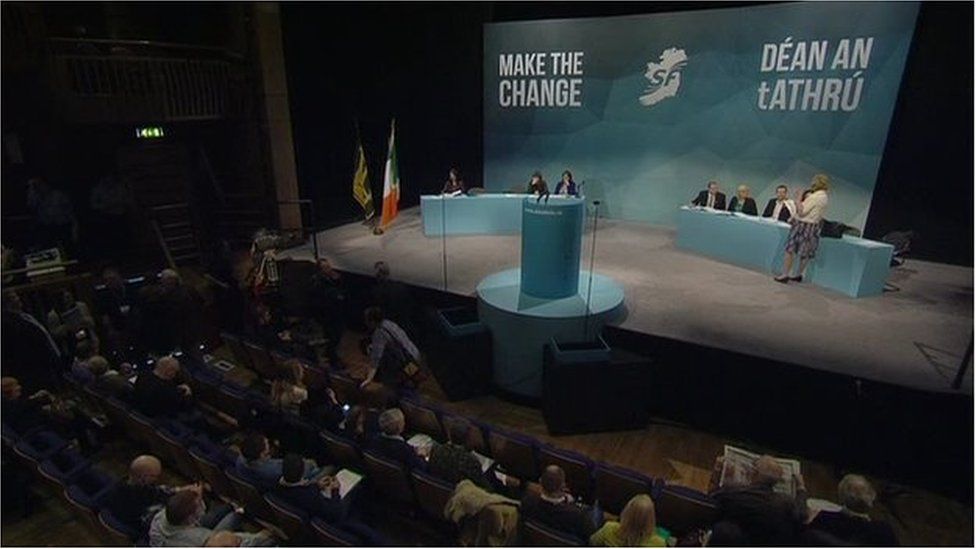 A Sinn Féin Ard Fheis (annual conference) voted on abortion in 2015