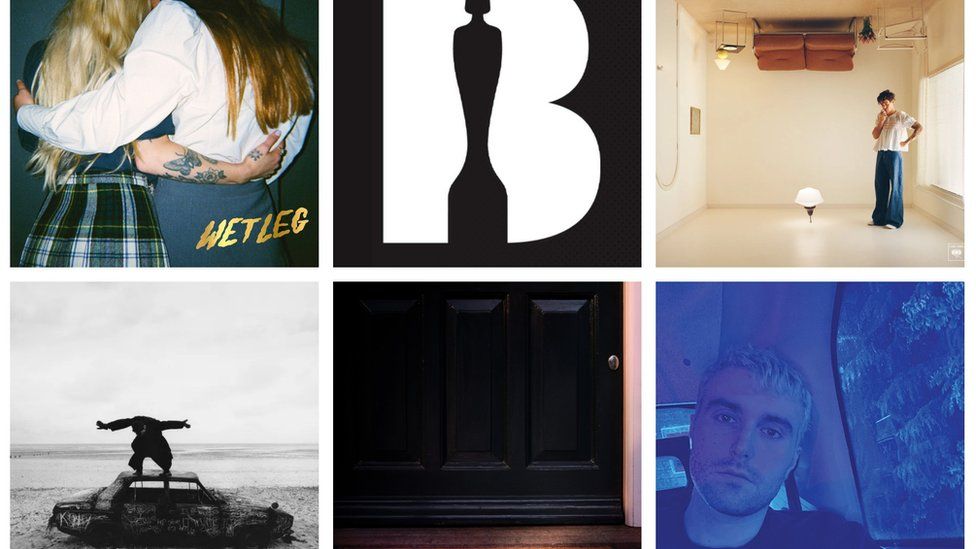 Collage of Brit Award best album nominee covers