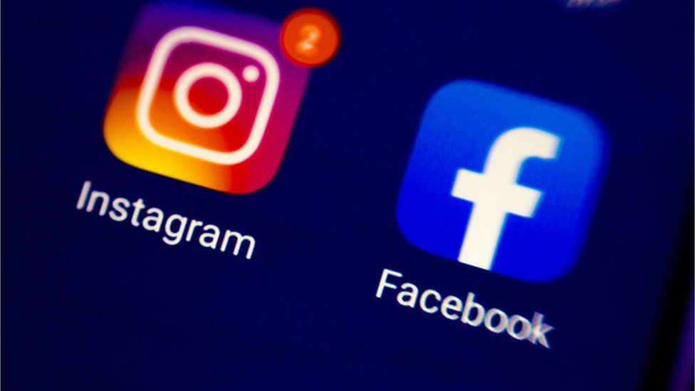 Иконки Instagram и Facebook