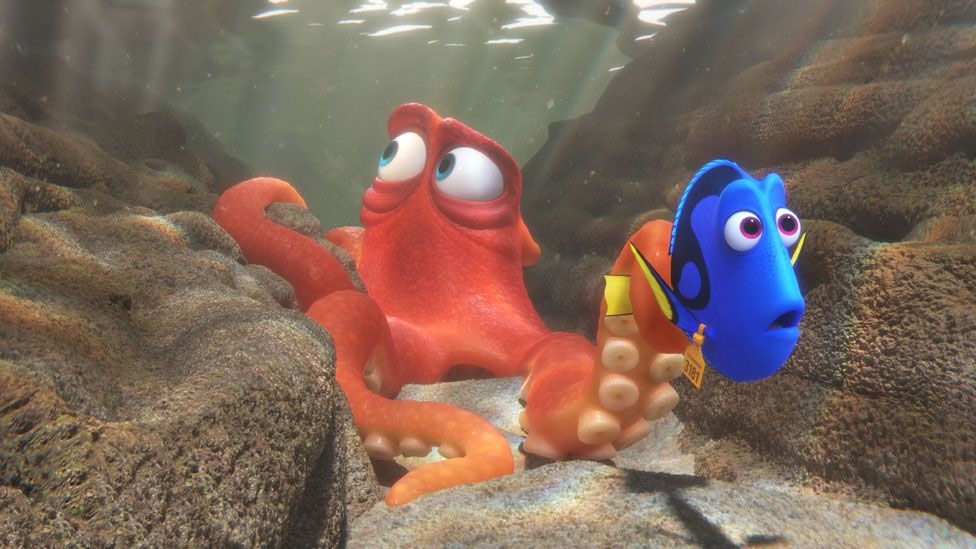 A scene from Finding Dory