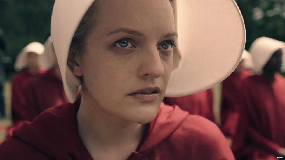 Elisabeth Moss in The Handmaid's Tale