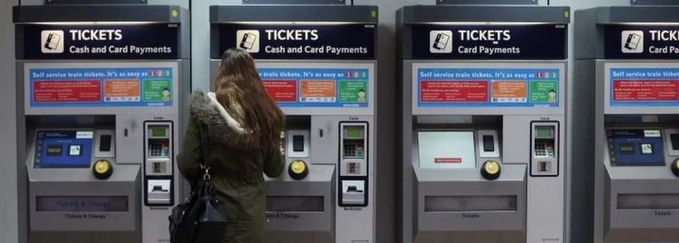 Rail ticket machines