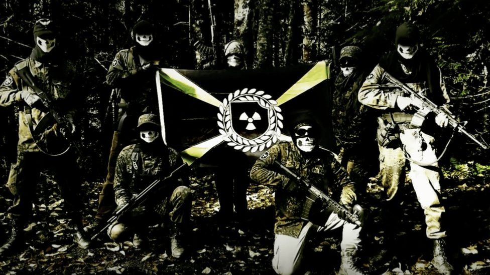 Generic propaganda images from Atomwaffen Division